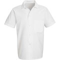 Vf Imagewear Chef Designs Button-Front Short Sleeve Cook Shirt, White, Polyester/Cotton, L 5010WHSSL